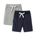 thumbnail image 1 of LittleSpring Big Boy Clothes Size 10-12 Gray Athletic Shorts for Boys Navy Shorts 2 Pack Gym Shorts with Pockets, 1 of 7