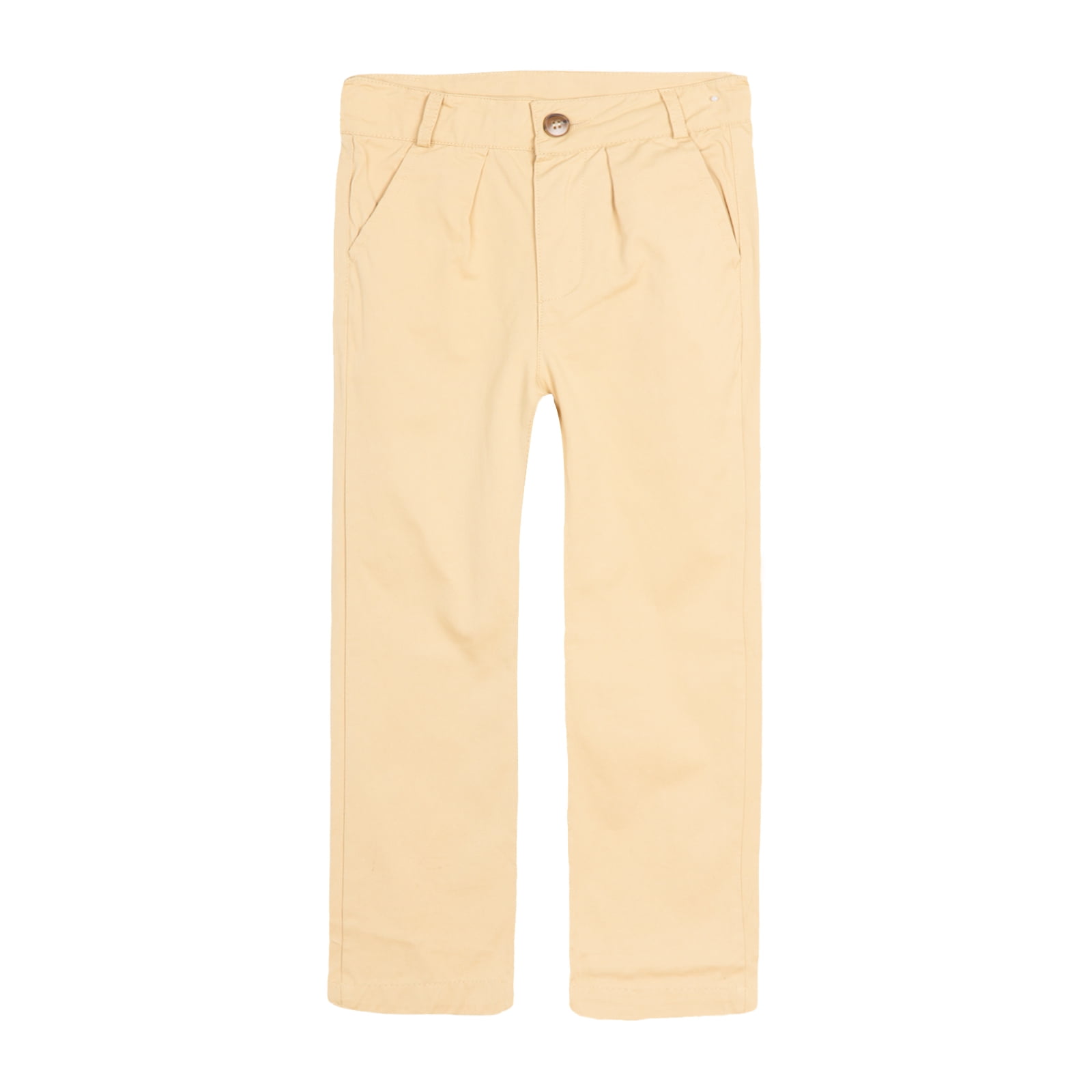 LittleSpring Big Boys Uniform Pants Khaki Pants for Boy Twill Chino