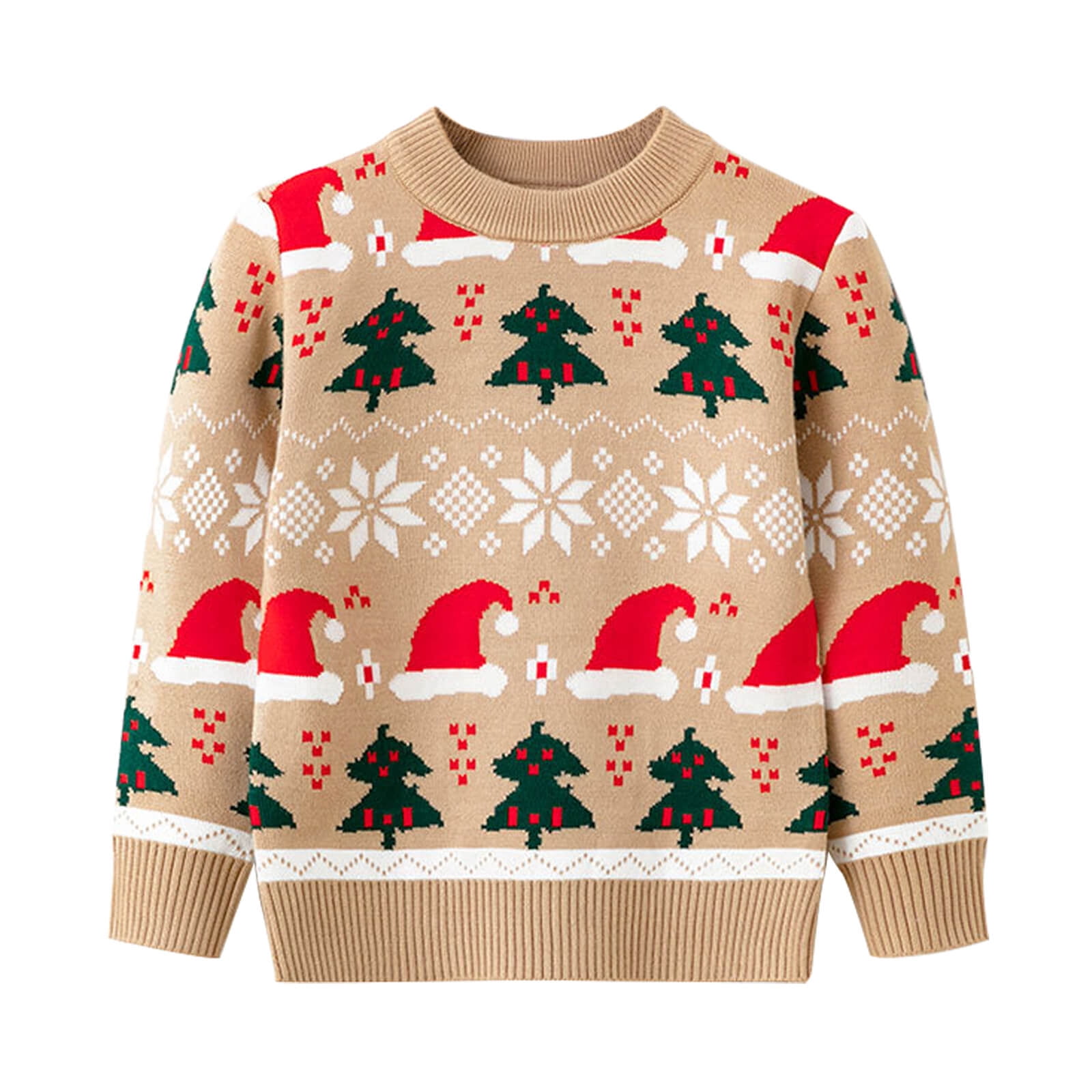 LittleSpring Kids Christmas Sweater for Toddler Boys Girls Ugly Xmas