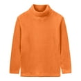 thumbnail image 1 of LittleSpring Boys Girls Fleece Turtleneck Shirts for Kids Thermal Tops Long Sleeve 2-14 Years, 1 of 5
