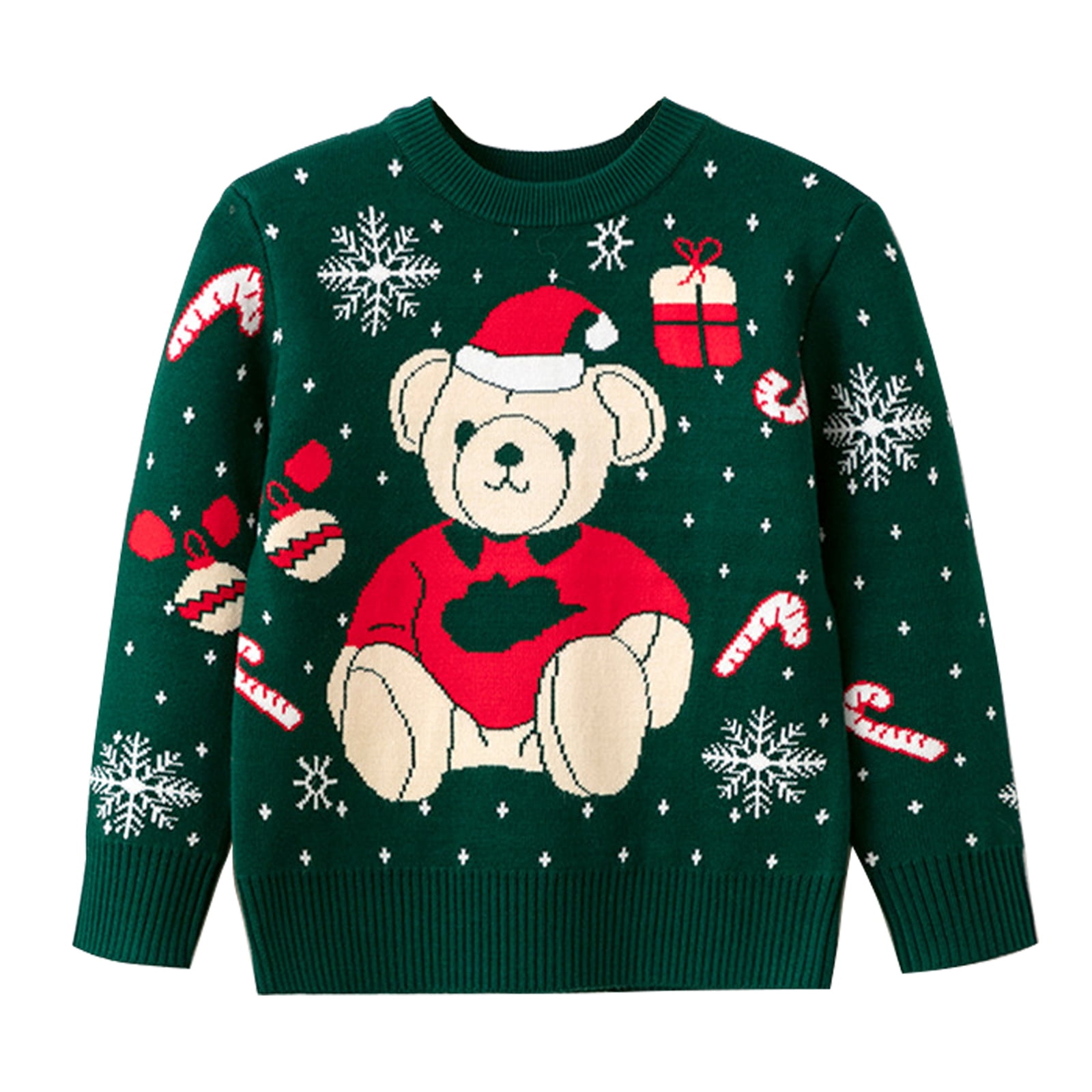 LittleSpring Toddler Boy Christmas Sweater Knit Pullover Top for Boys Toddler Boy Christmas Sweaters