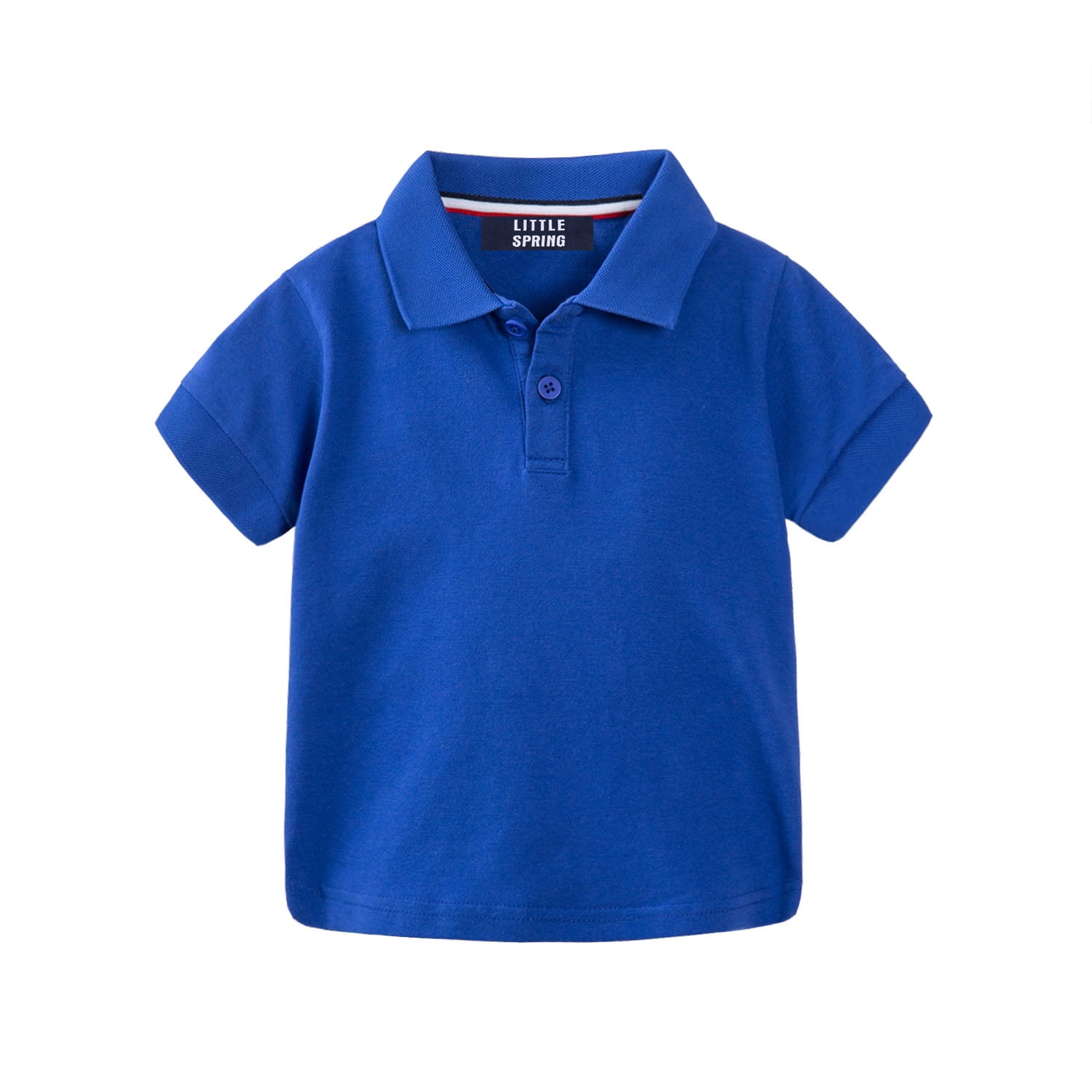 Blue and White Strip Print Baby & Kids Super Comfortable Polo shirt main image 0