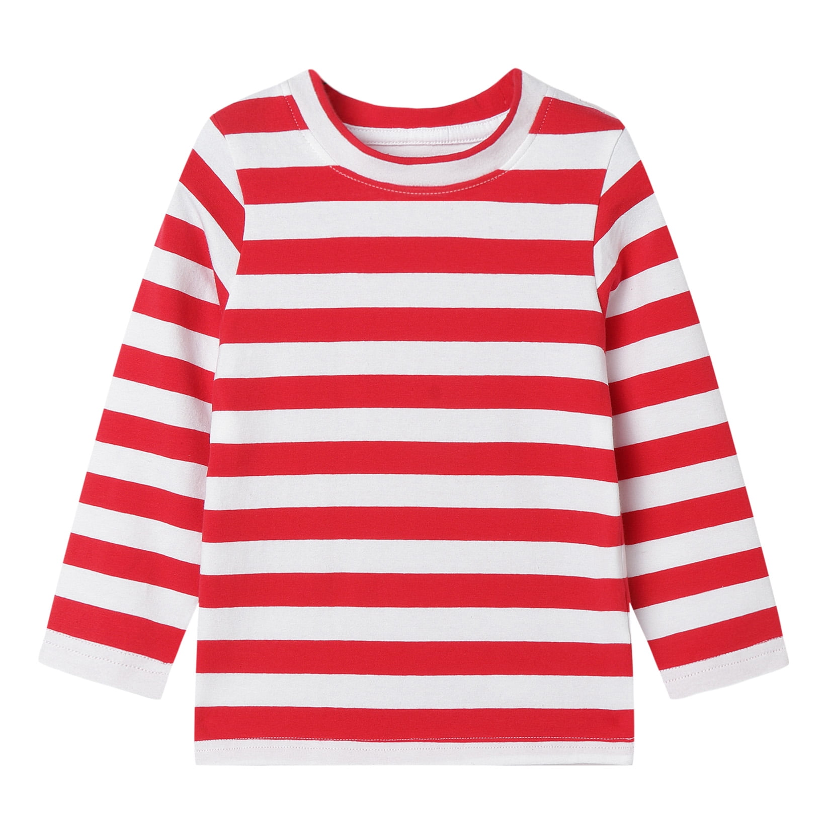 Buy Women's Casual Striped Color Block Long-sleeved O-neck Loose T