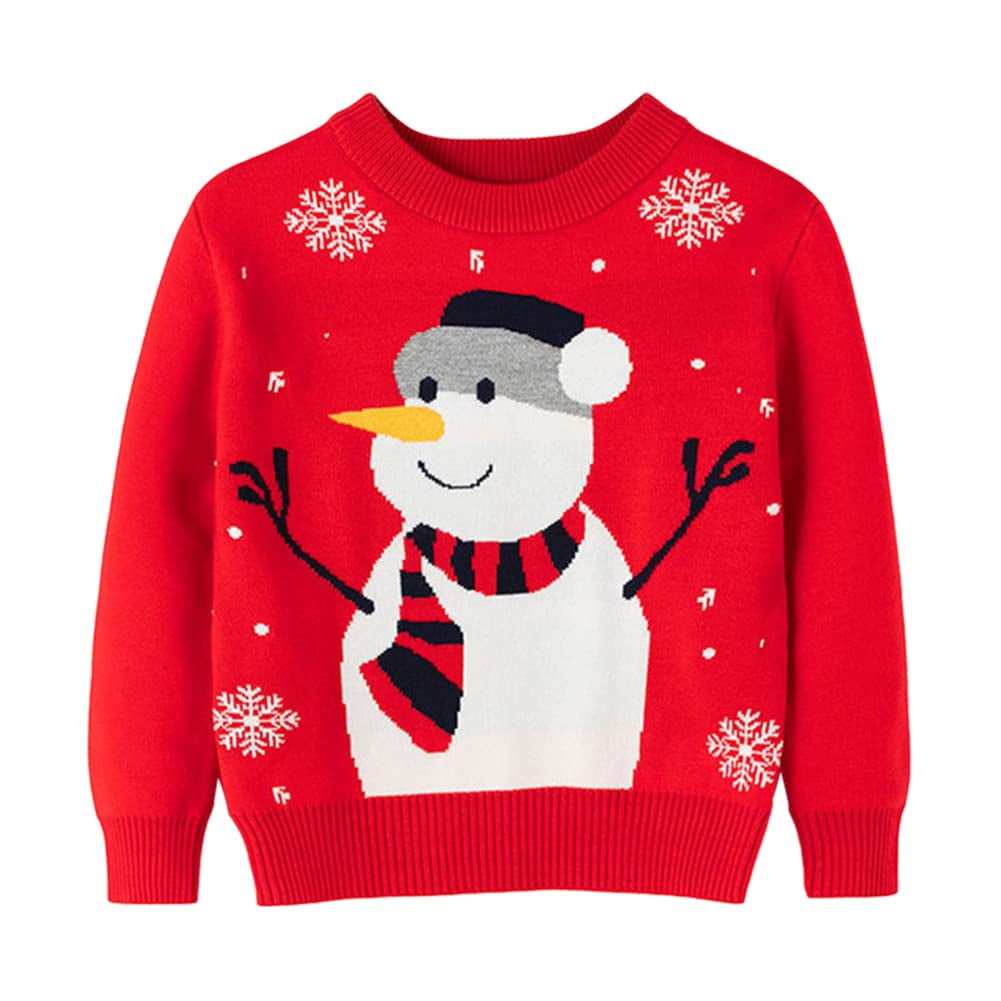 LittleSpring Toddler Girls Christmas Sweater for Girl Long Sleeve