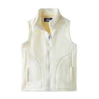 LittleSpring Boys Girls Fleece Vest for Kids Sleeveless Jackets Zip Up Outerwear 2-10 Years