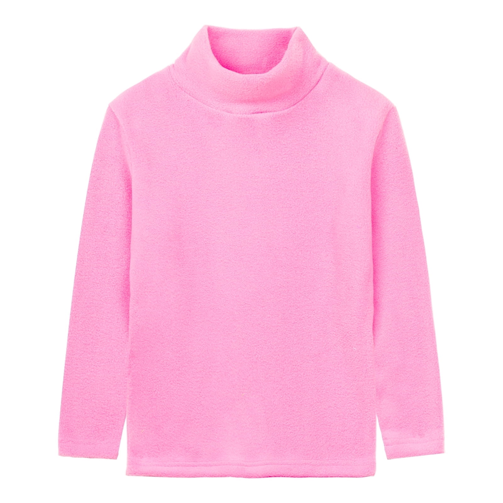 Kids Winter Turtle Neck Shirt – Pashmina  (Soft Pink)