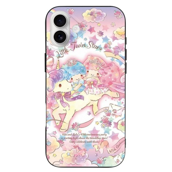 LittleTwinStars Riding A Horse Compatible with iPhone 16 Plus Case Full Covered Soft Slim Rugged TPU Phone Case Shockproof Non-Slip Anti-Fingerprint Basic Cases Protection