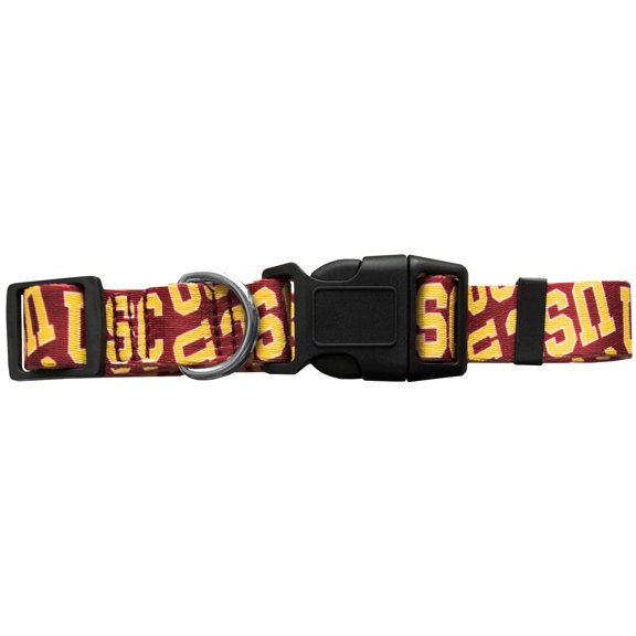 Littlearth Unisex-Adult NCAA USC Trojans Pet Collar, Team Color, Large