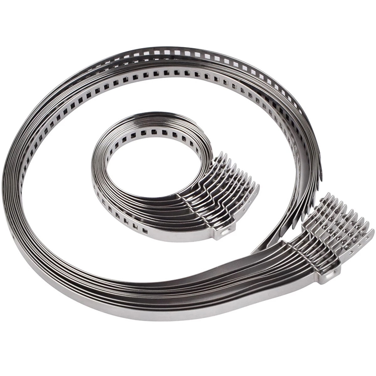 Littleduckling 10pcs Adjustable CV Joint Boot Crimp Clamp Stainless