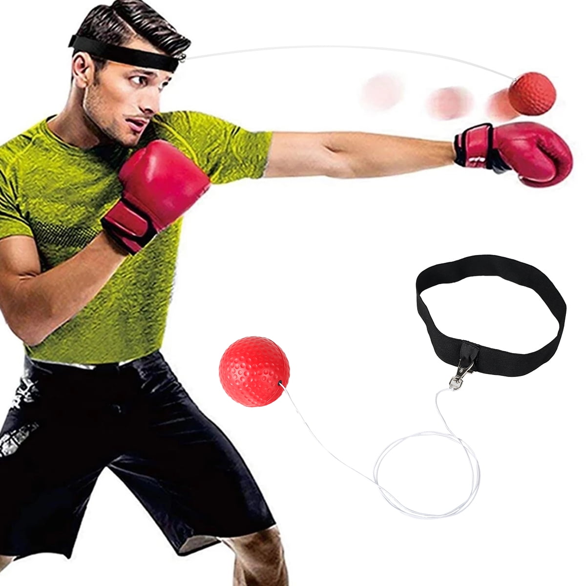 Littleduckling Boxing Reflection Ball with Adjustable Headbands ...