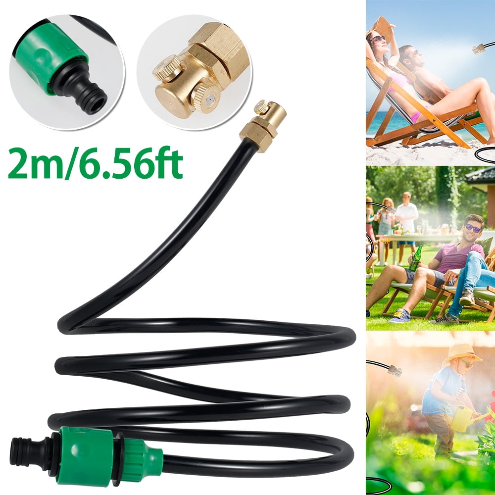 Littleduckling Flex Cobra Mist Stand Misters for Outside Patio 6.56Ft