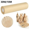 thumbnail image 1 of Littleduckling Packaging Paper Honeycomb Cushioning Wrapping Roll Paper Perforated-Packing Paper Log Pulp Paper for Packing & Moving Void Fill Paper, 1 of 8