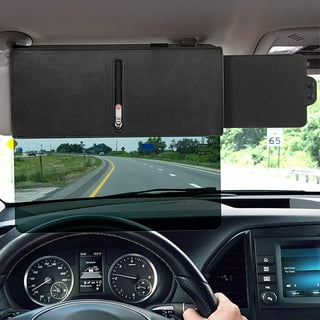 Car Sun Visor Extender, TFY Windshield and Side Window Sunshade, Protects  from Sun Glare and UV Rays, Universal Fit for Most of Cars, 1 Piece (Black)