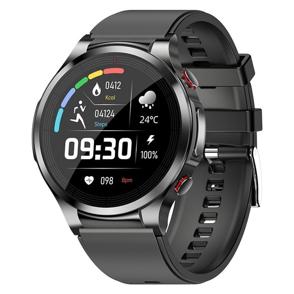 Littlefat Men's Smartwatch, Multi-Sport Fitness and Health Tracking with Long Battery Life, Waterproof Bluetooth Activity Tracker, Works with iPhone and Android