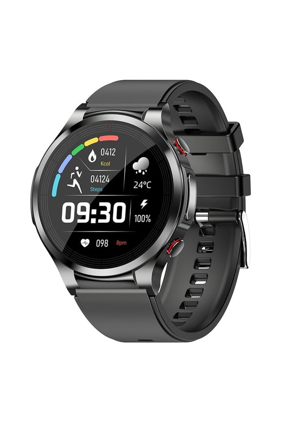 Littlefat Men's Smartwatch, Multi-Sport Fitness and Health Tracking with Long Battery Life, Waterproof Bluetooth Activity Tracker, Works with iPhone and Android