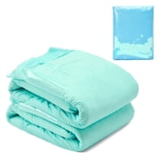 Littleforbig Adjustable Tapes Adult Diaper 2 Pieces - ABDry Ultra Absorbent Diapers Green Large 36-48