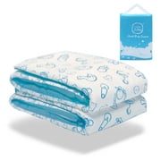 Littleforbig Adult Diaper 2 Pieces Sample Pack - Nursery Blue Diapers Medium
