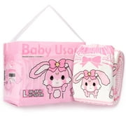 Littleforbig Adult Printed Diaper 10 Pieces - Baby Usagi (Large 36"-48")