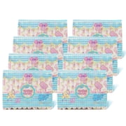 Littleforbig Adult Printed Diaper 80 Pieces 8 Packs - Vintage Baby Large 36"-46"
