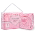 thumbnail image 1 of Littleforbig Printed Adult Brief Diapers 10 Pieces - Blushing Baby Pink (X-Large 48"-56"), 1 of 8