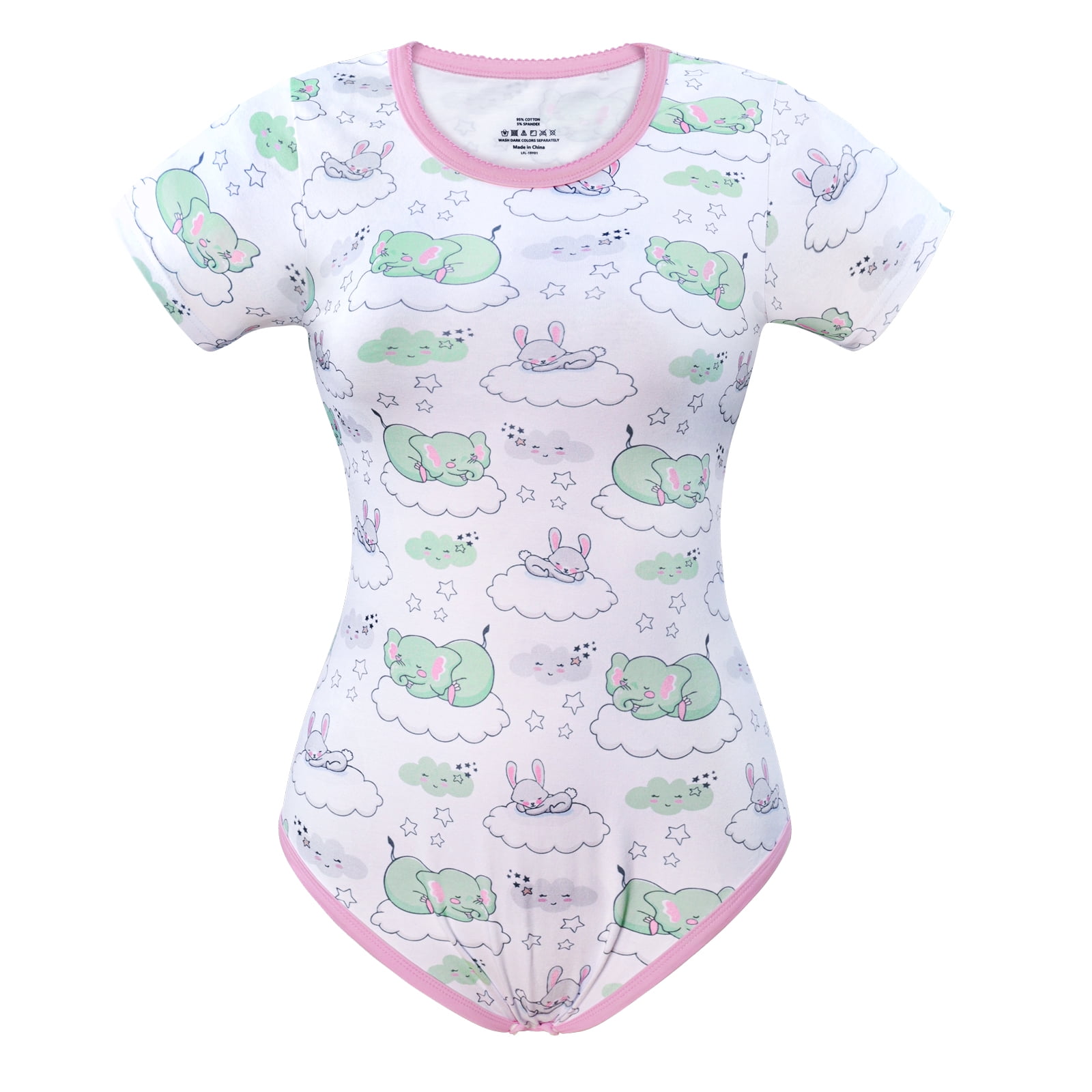 Body Pyjama En Coton LittleForBig - Grenouille Mignonne Pour Adultes (XS à XXXXL)