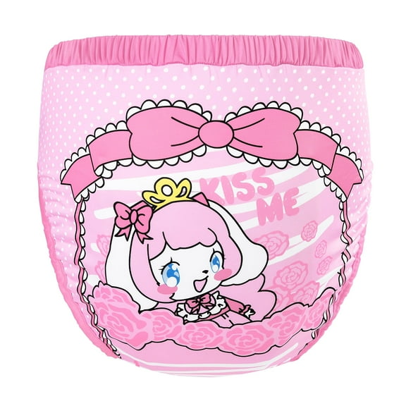 Littleforbig Soft Silky Underwear Comfortable Washable Reusable Adult Training Pants - Little Beauty S