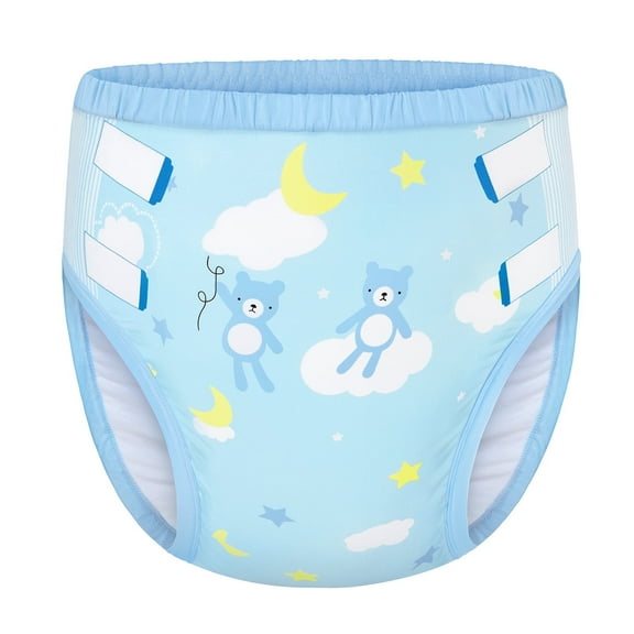 Littleforbig Soft Silky Underwear Comfortable Washable Reusable Adult Training Pants - Little Dreamers L