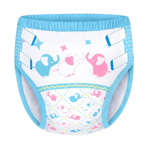 Littleforbig Soft Silky Underwear Comfortable Washable Reusable Adult Training Pants - Little Trunks M