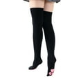 thumbnail image 1 of Littleforbig Thigh High Cosplay 3D Paw Pad Silicone Kitten Over The Knee Silk Stockings - Black, 1 of 5