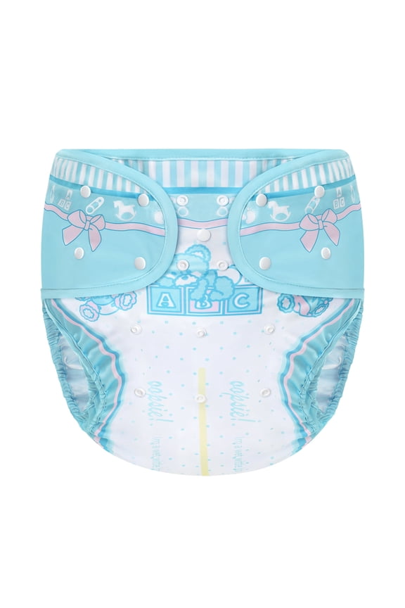Washable Adjustable Reusable Waterproof Cloth Adult Diaper Wrap Cover One Size - Potty Pants