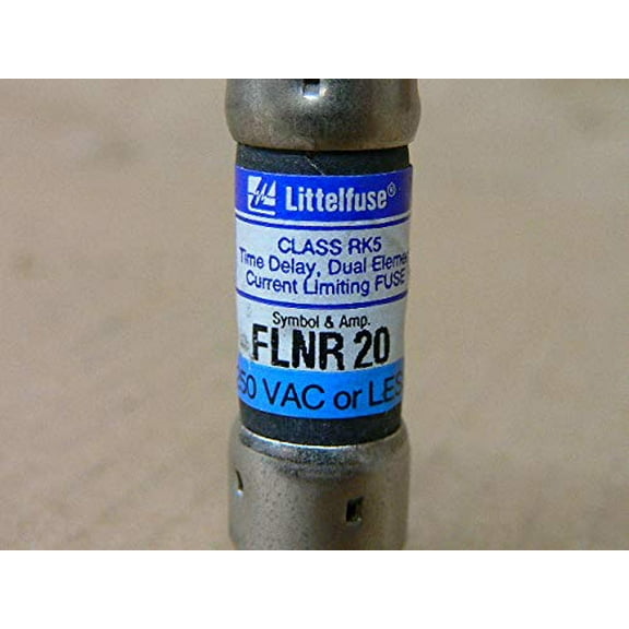 Littlefuse FLNR 20 FLNR Series - 20 Amp 125V DC / 250V AC RK5 Dual-Element Time-Delay Fuse