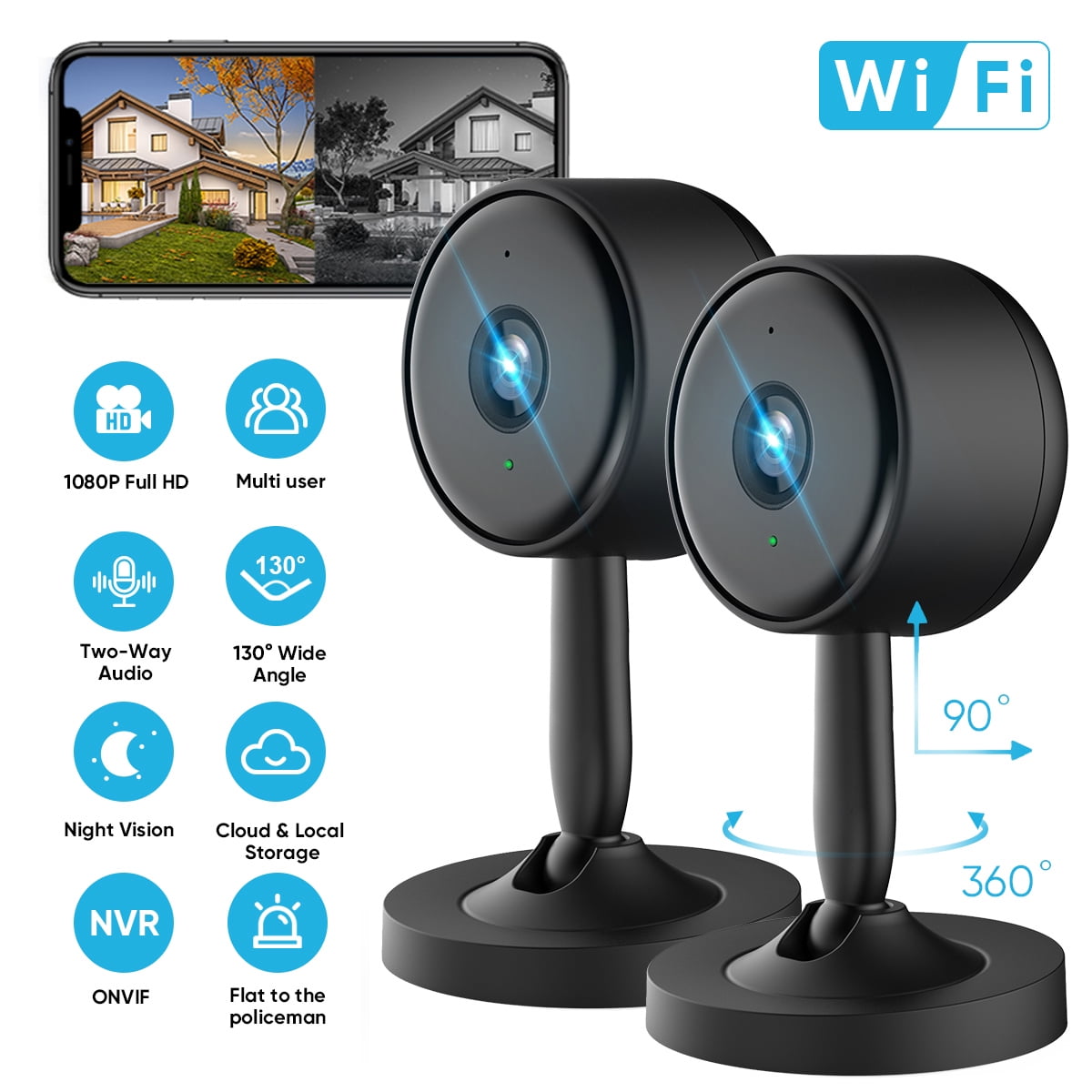 jvcu100 usb hd webcam with 360 rotation