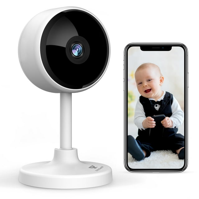 Littlelf Indoor WiFi Security Camera, Smart Baby/Pet Monitor with Nighttime Motion Detection
