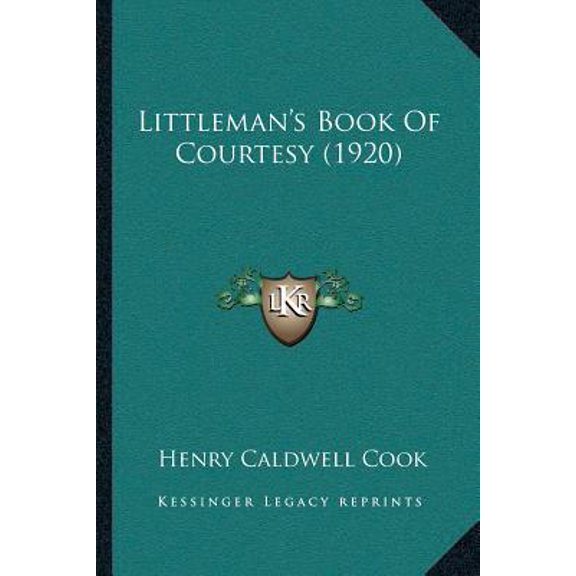 Littleman's Book of Courtesy (1920) Paperback