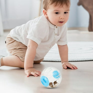 Littleplum Hamster Running Ball Toy,Transparent, Breathable,Promote Exercise Health,Reduce Stress, Easy to Clean,Hamster Accessory, for Syrian Dwarf Hamster,Gerbils, Mice,Small Pets