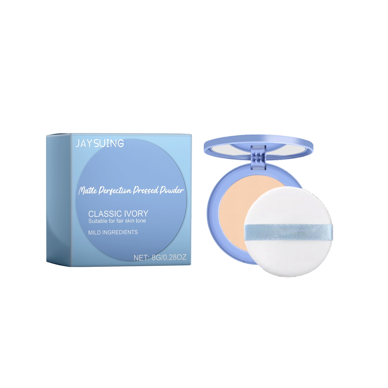Littleplum Matte Perfection Pressed Powder,Oil Control Face Pressed ...