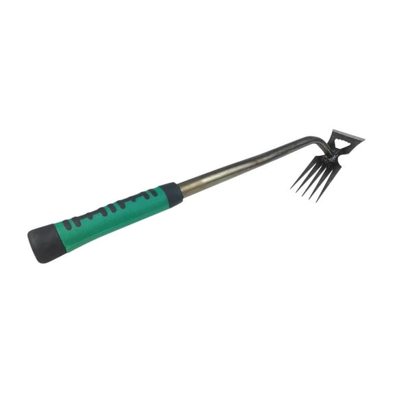 Littleplum Weeding Artifact Uprooting Weeding Tool,2025 Upgrade Teethes Dual Purpose Manual Multifunctional Weeders Tool Weed Pulling Tool Manganese Steel Garden Hand Weeder Tool with Handle