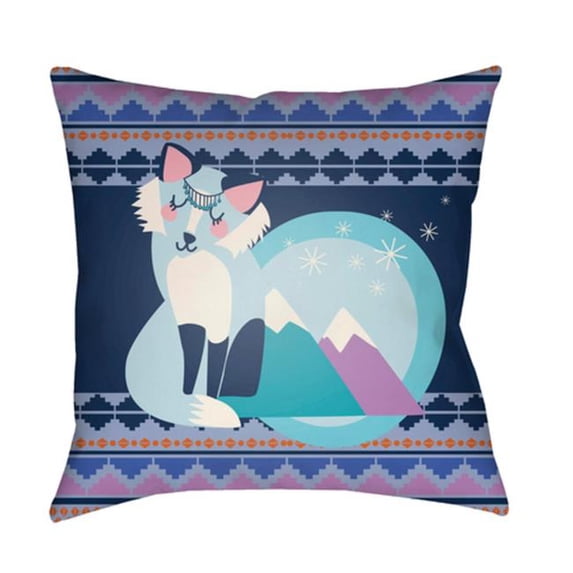 Surya LI004-2222 Littles 22 x 22 x 5 in. Throw Pillow, Purple - Large