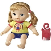 Littles by Baby Alive: Little Astrid 6-Inch Doll Blonde Hair, Blue Eyes with Comb Kids Toy for Boys and Girls