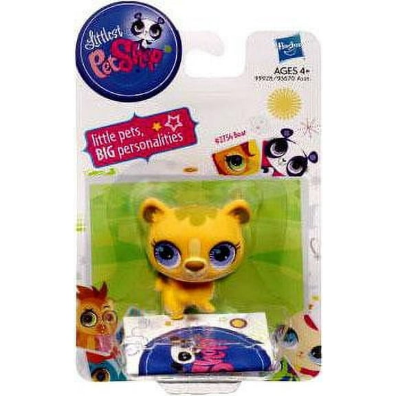 Littlest Pet Shop Bear Figure (Yellow)