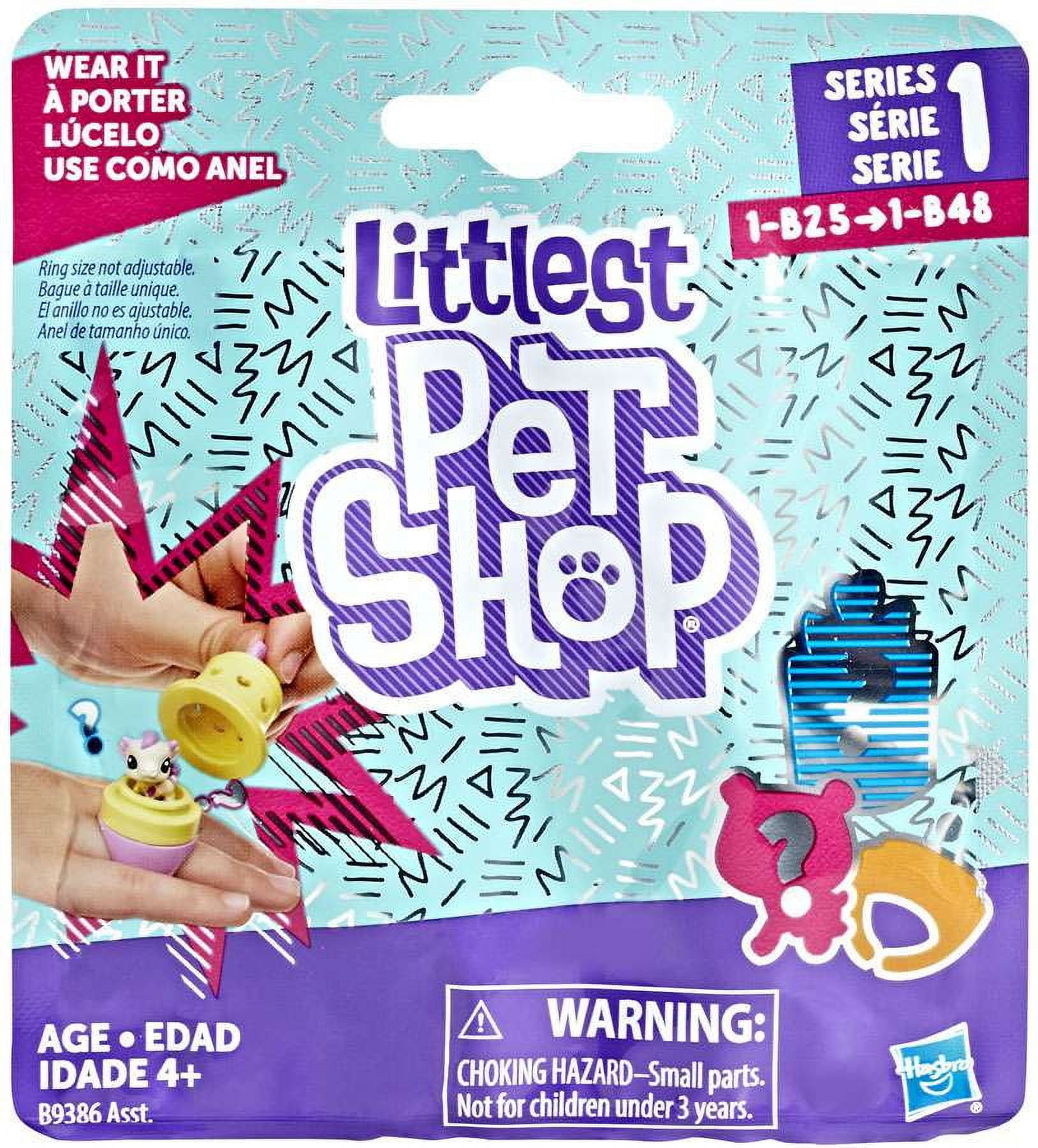 Littlest Pet Shop Teensie scale Cozy Habitat Blind Bag Pets Figurines Knick Knacks Set of 24