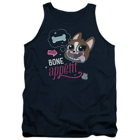 Littlest Pet Shop Bone Appetit Adult Tank Top Navy