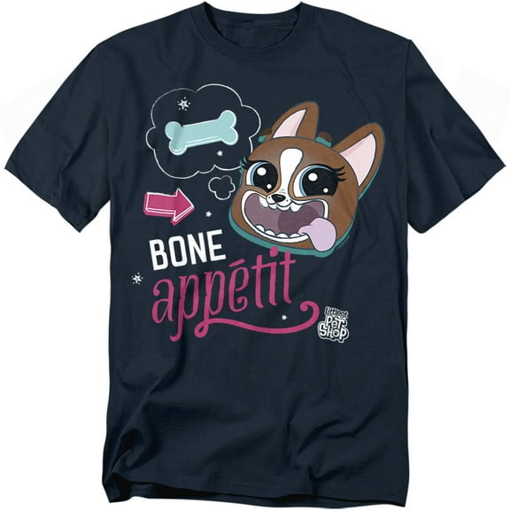 Littlest Pet Shop T-Shirt Bone Appetit Unisex Graphic Tee For Men & Women