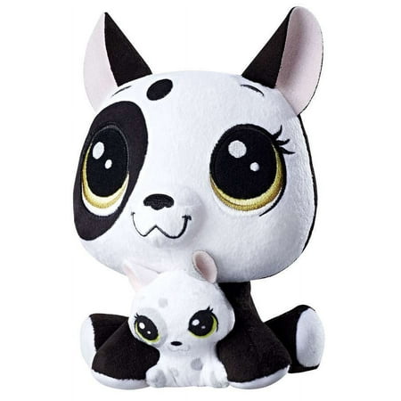 Littlest Pet Shop Bullena Doghouser and Scamper Doghouser Plush Pairs