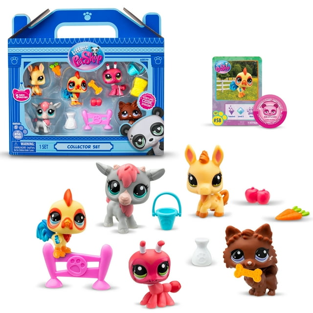 Littlest Pet Shop, Collector Set, Farm Besties Theme Gen 7, Pets 56