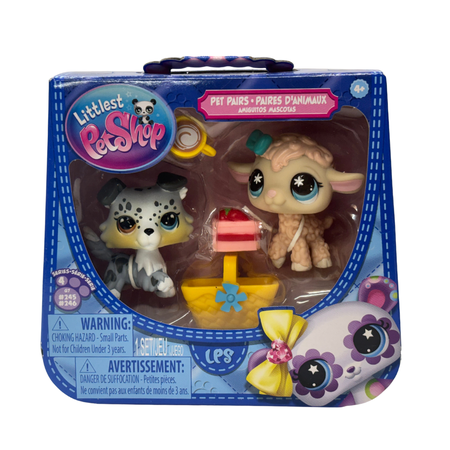 Littlest Pet Shop Cottage Picnic Pet Pair Series 7 Mini Figures, 2-Pack