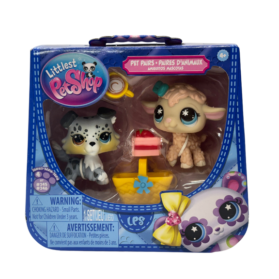 Littlest Pet Shop Cottage Picnic Pet Pair Series 7 Mini Figures, 2-Pack