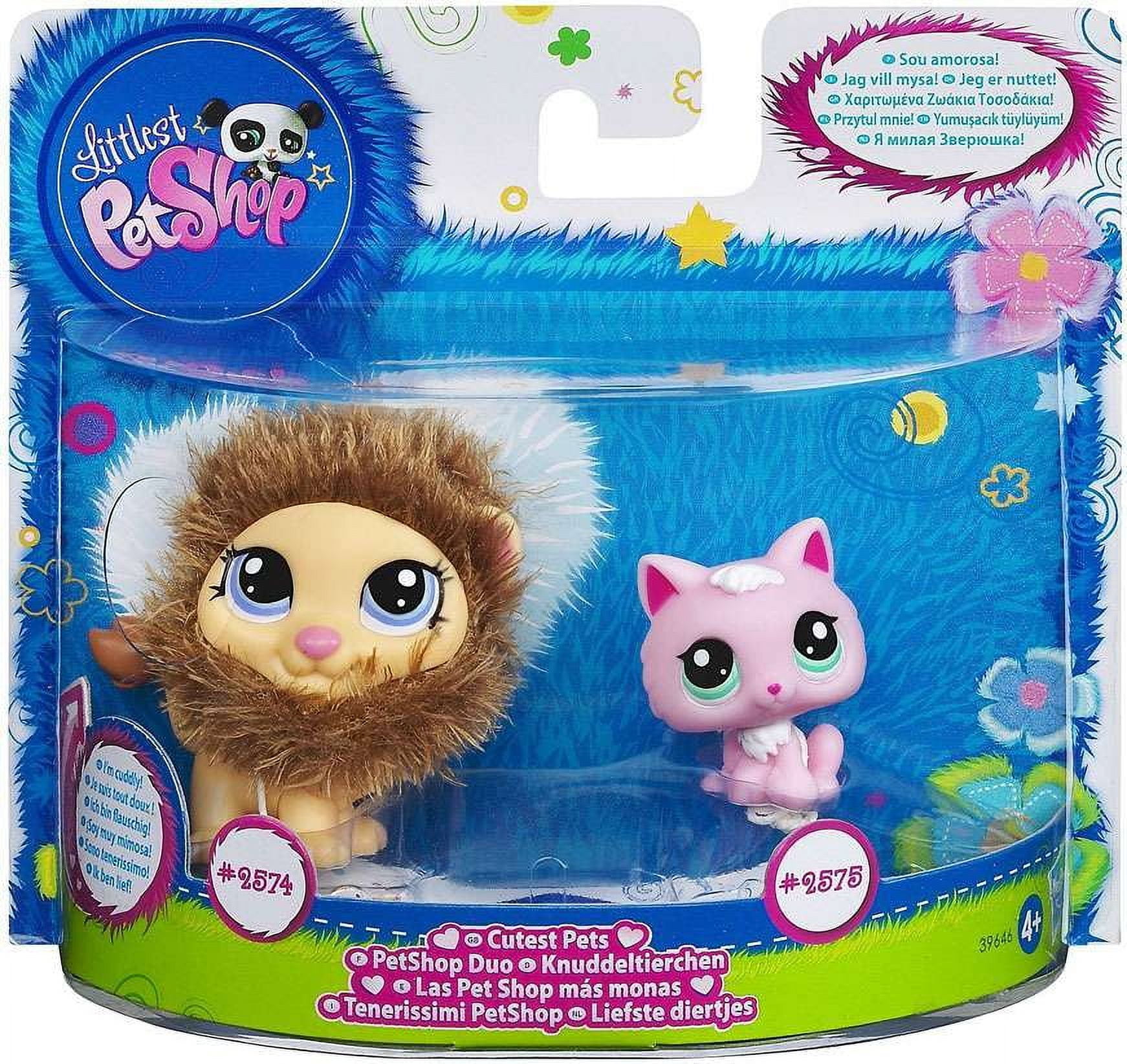 Littlest Pet Shop Cutest Pets Lion Kitten Figures 2 Pack Walmart