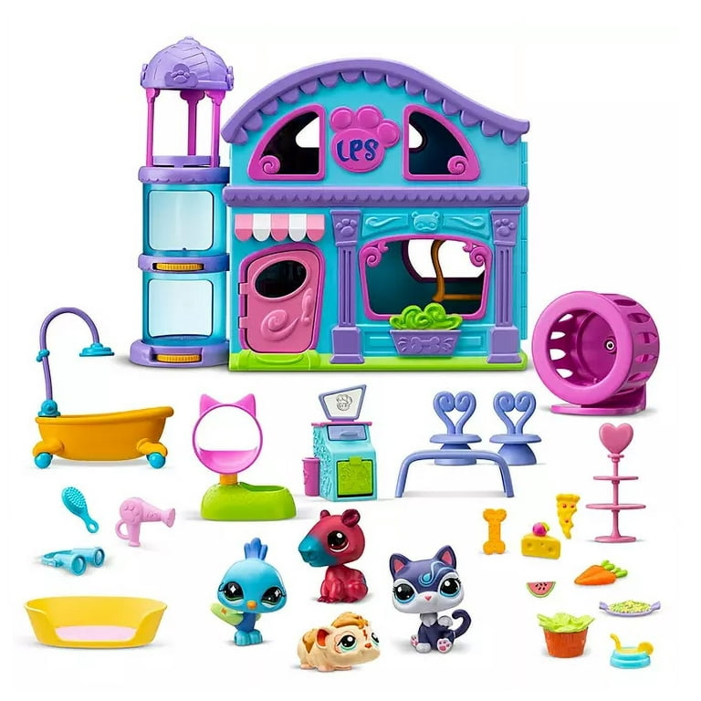 Littlest Pet Shop Deluxe Playset, Includes Bobblin' Pets