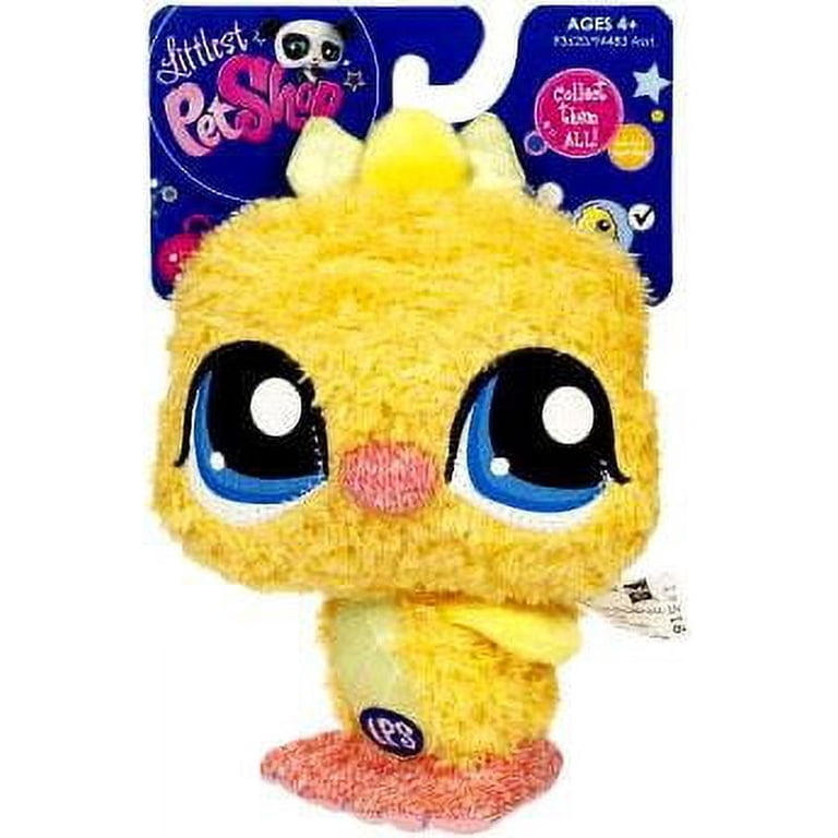 Doudou Peluche Littlest Pet Shop - Canard Duck Hasbro 23 Cm - Occasion